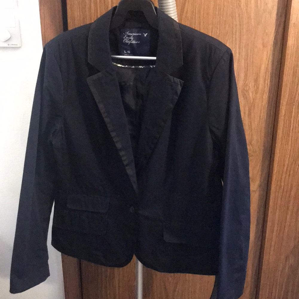 American eagle outfitters navy blazer